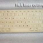 laser cut wood keyboard