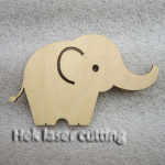 animal-elephant laser cutting